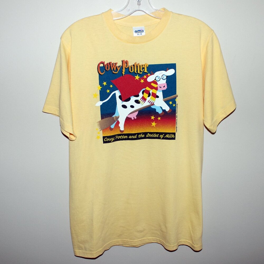 3/$55❤️Cowy Potter COWS Prince Edward Island Ice Cream Harry Potter Parody Shirt